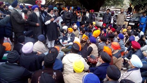 ਪ੍ਰਿ. ਪਰਵਿੰਦਰ ਸਿੰਘ ਖਾਲਸਾ ਬੰਦੀ ਸਿੰਘ ਰਿਹਾਈ ਮਾਰਚ ਨੂੰ ਸੰਬੋਧਨ ਕਰਦੇ ਹੋਏ