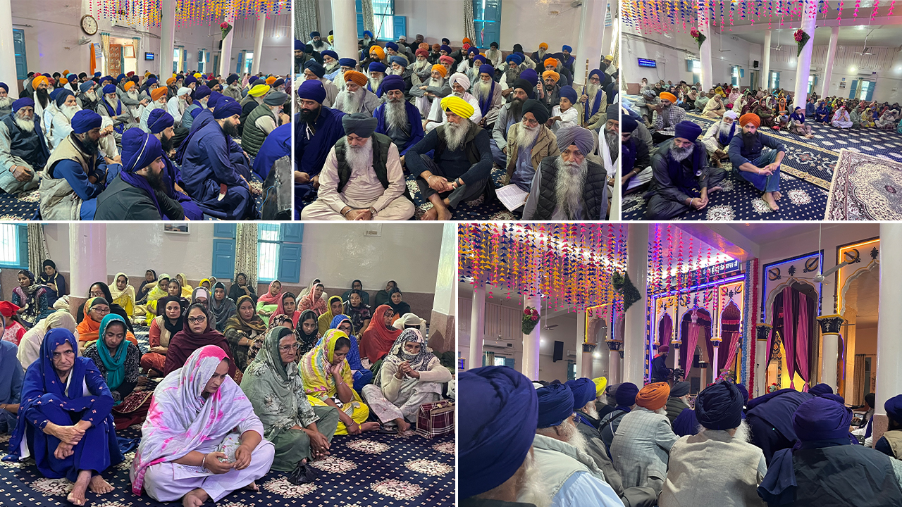 gurmat samagam at hakimpur